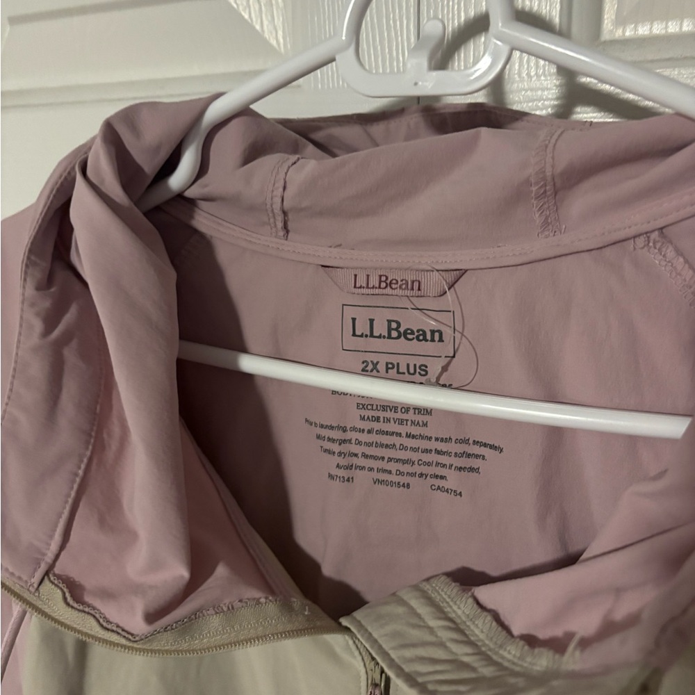 LL Bean Rain Resistant Anorak Jacket Size 2X - Picture 3 of 3